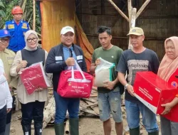 Bergerak Cepat Wakil Bupati Lamsel M.Syaiful Anwar Tinjau Langsung Lokasi Terdampak Banjir Di Kecamatan Katibung