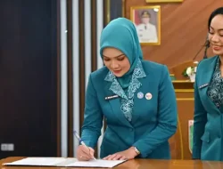 Zita Anjani Radityo Egi,S.Sos.,M.Sc Di Lantik Sebagai Ketua Tim Penggerak PKK Lamsel