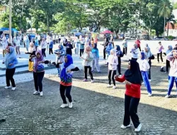 Anton Carmana,Kegiatan Senam Bersama Pemkab Lamsel Setiap Hari Jumat Merupakan Ajang Mempererat Kebersamaan Dan Kesehatan Pegawai