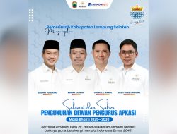 Bupati Lamsel Radityo Egi Pratama Jadi Bendahara APKASI Masa Bakti 2025-2030