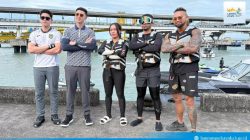 Zita Anzani UKP Presiden Bidang Pariwisata Ukir Sejarah Arungi Selat Sunda Dengan Jet Sky Dalam Rangkaian HUT Lamsel Ke-69