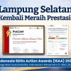 Di Bawah Kepemimpinan EGI-SYAIFUL Lamsel Kembali Raih Penghargaan Tingkat Nasional I-SIM 2025
