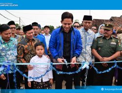 Jalan Kota Baru-Sinar Rejeki Diresmikan, Bupati Egi Tegaskan Pembangunan Jalan Bertahap dan Berkeadilan