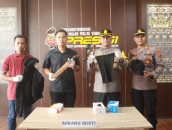 Pelaku Pembacokan Terhadap Suami Istri Pemilik Ruko Di Sidomulyo Tertangkap